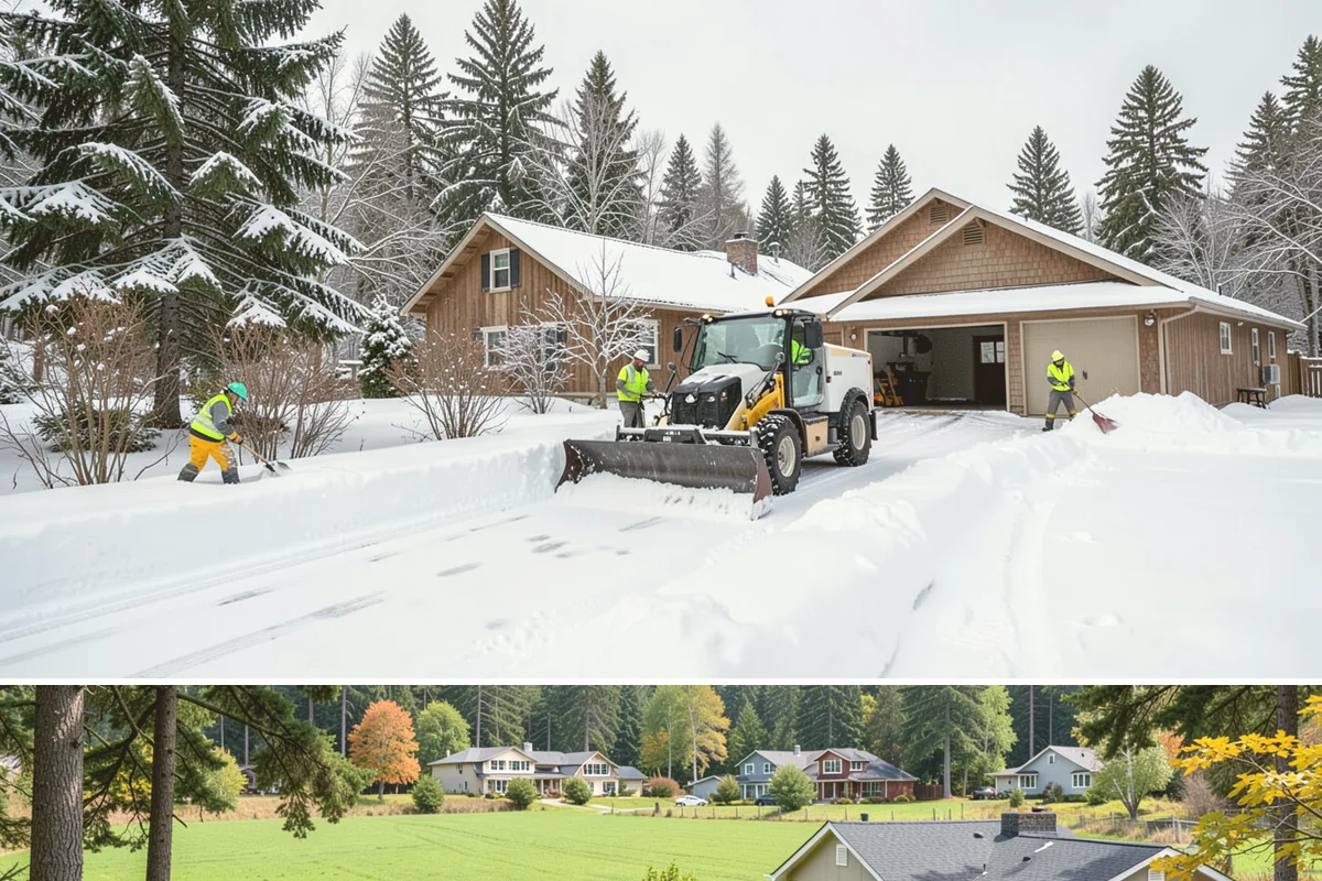 Duplex Snow Removal in Lyman, Skagit County, WA - Duplex service follows the region's snow season, concentrated from December through February.