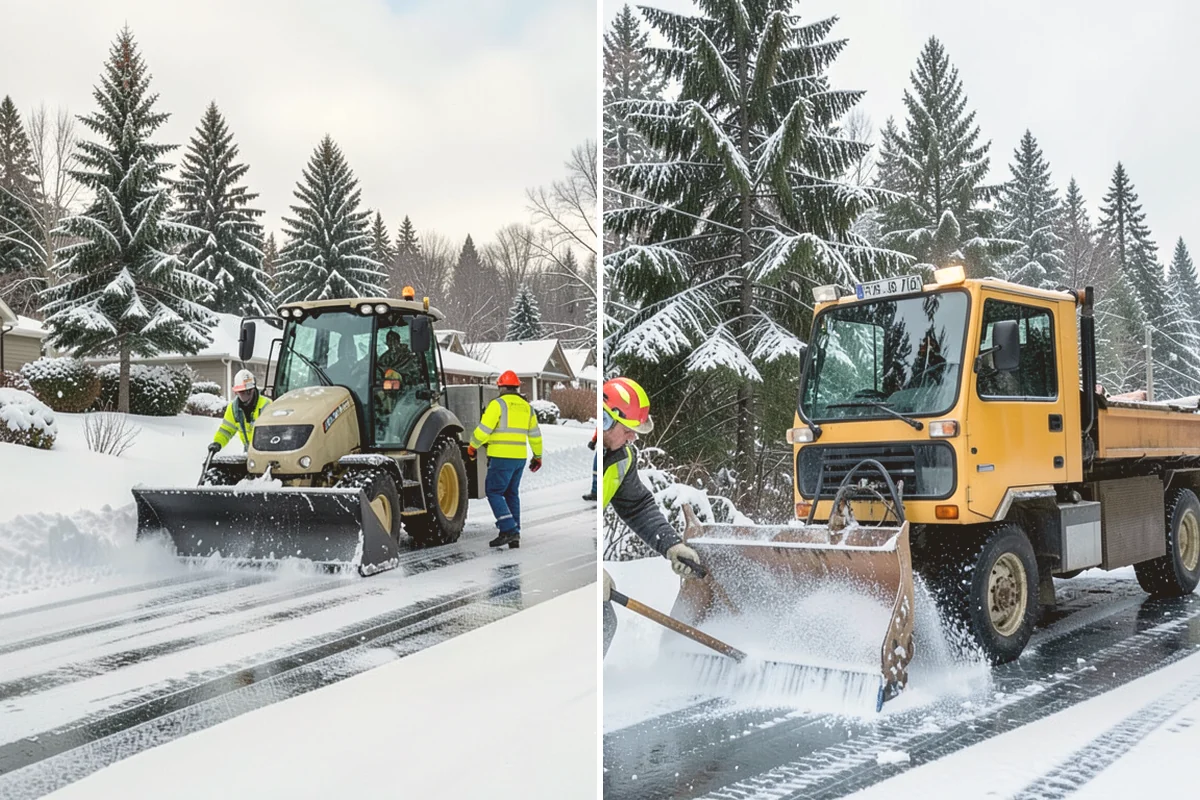 Duplex Snow Removal in Lynnwood, Snohomish County, WA - Confirm shared and separate areas for each side