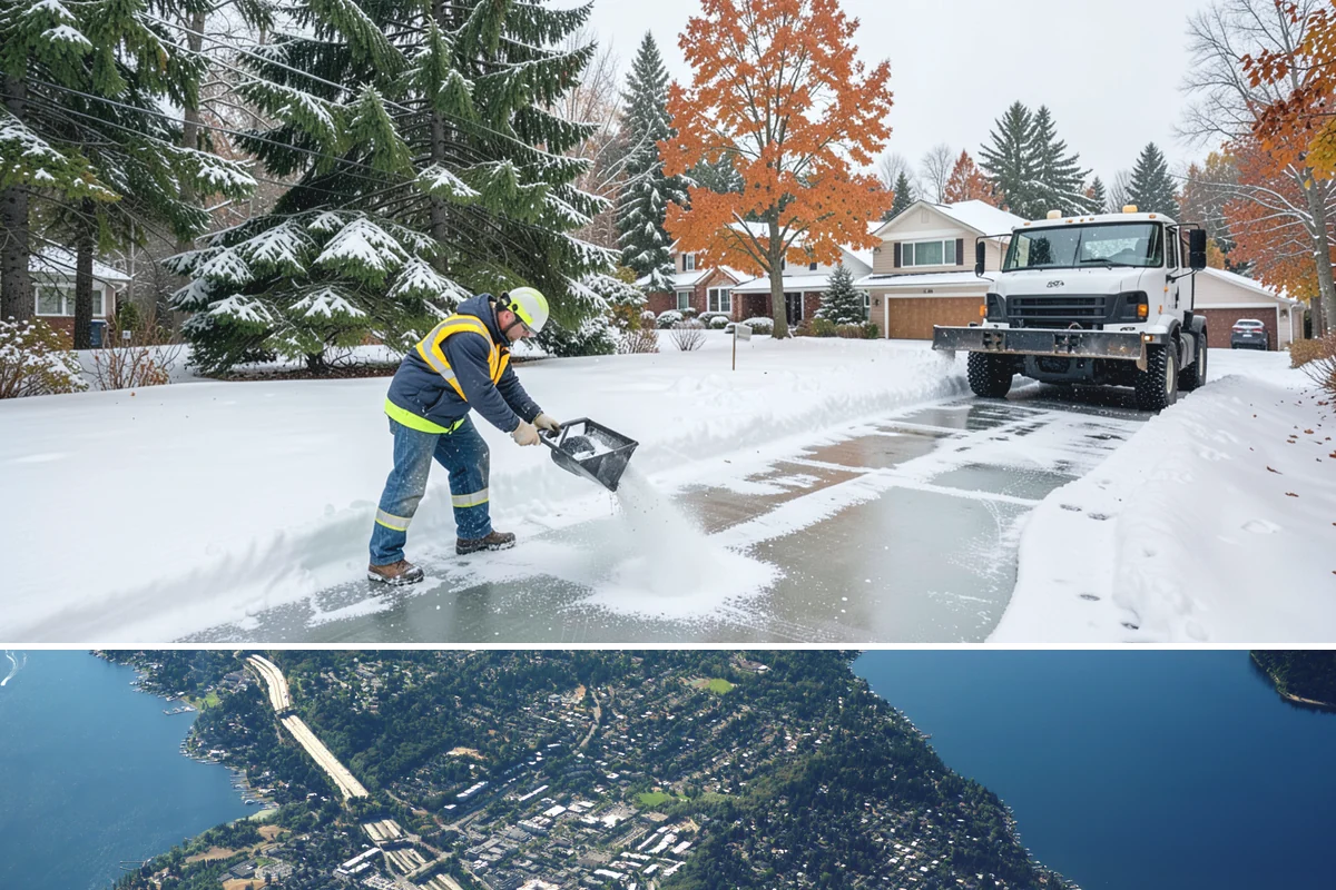 Duplex Snow Removal in Mercer Island, King County, WA - Duplex service follows the region's snow season, concentrated from December through February.