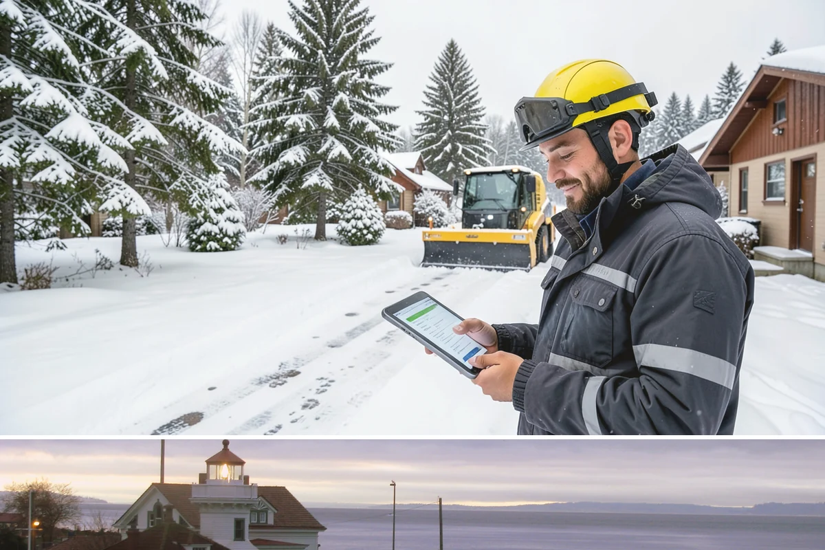 Duplex Snow Removal in Mukilteo, Snohomish County, WA - Duplex service follows the region's snow season, concentrated from December through February.