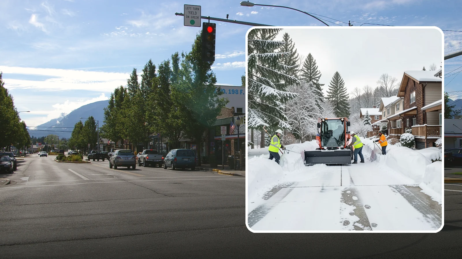 Duplex Snow Removal in North Bend, King County, WA - We clear both sides of duplex properties, keeping shared drives and separate entries safe for all occupants.