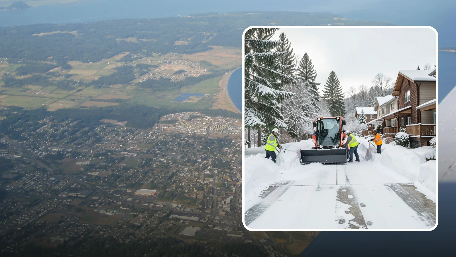 Duplex Snow Removal in Oak Harbor, Island County, WA - We clear both sides of duplex properties, keeping shared drives and separate entries safe for all occupants.