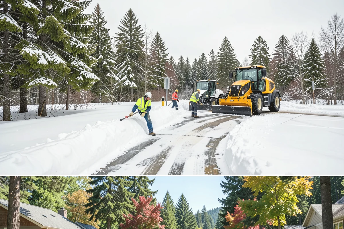 Duplex Snow Removal in Orting, Pierce County, WA - Duplex service follows the region's snow season, concentrated from December through February.