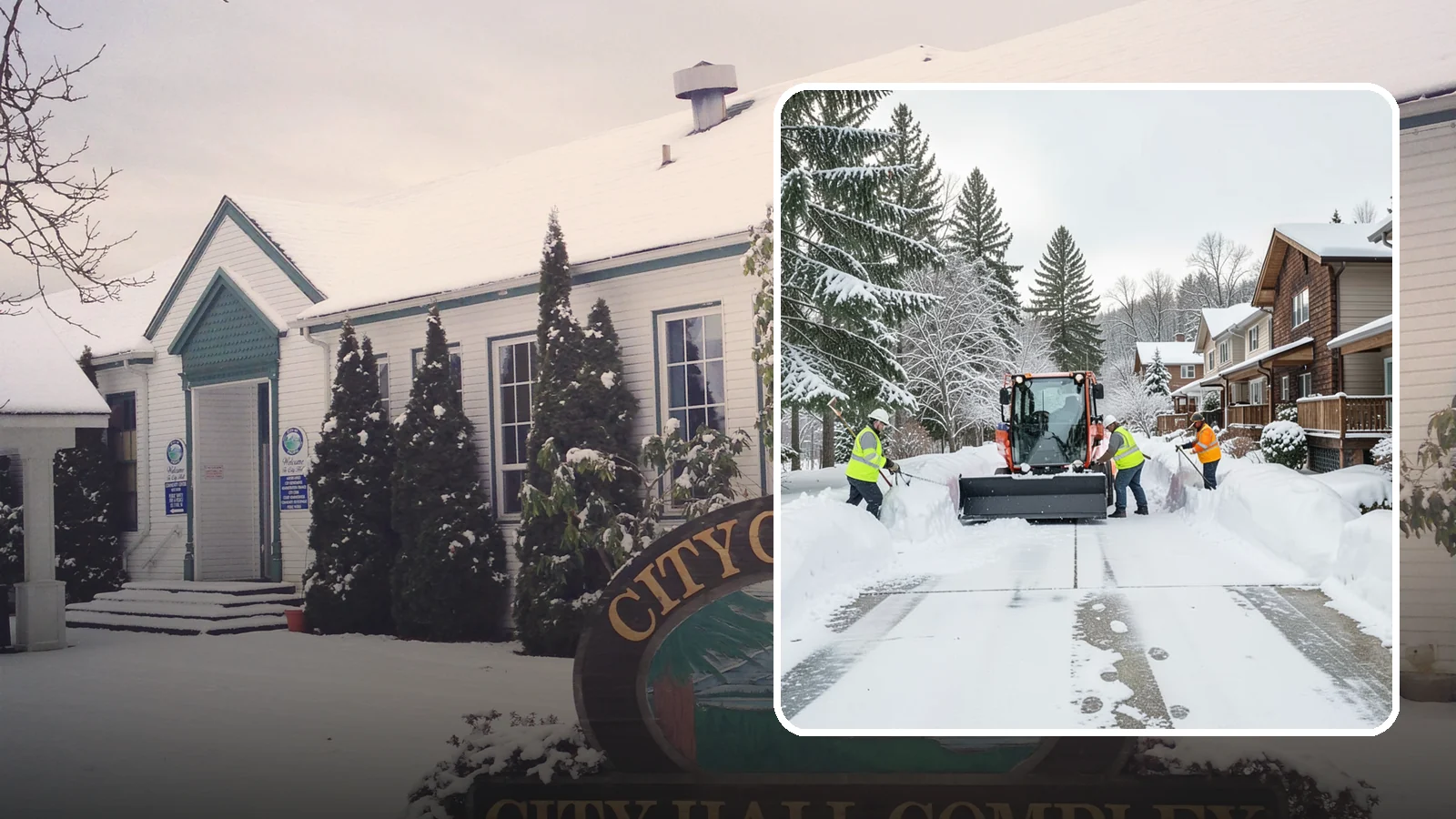 Duplex Snow Removal in Pacific, King County, WA - We clear both sides of duplex properties, keeping shared drives and separate entries safe for all occupants.