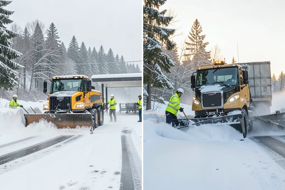 Duplex Snow Removal in Renton, King County, WA - Confirm shared and separate areas for each side