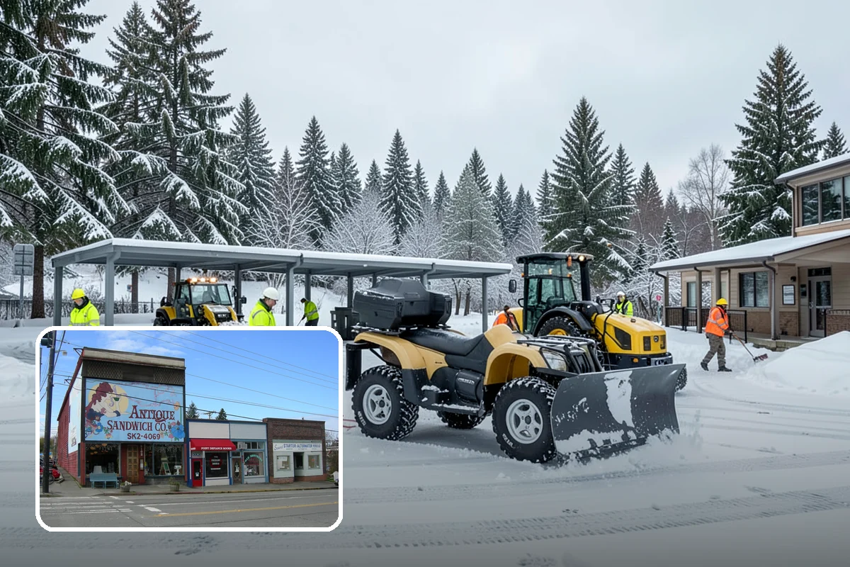 Duplex Snow Removal in Ruston, Pierce County, WA - Balanced clearing for both units