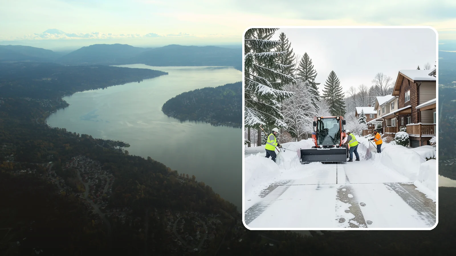 Duplex Snow Removal in Sammamish, King County, WA - We clear both sides of duplex properties, keeping shared drives and separate entries safe for all occupants.