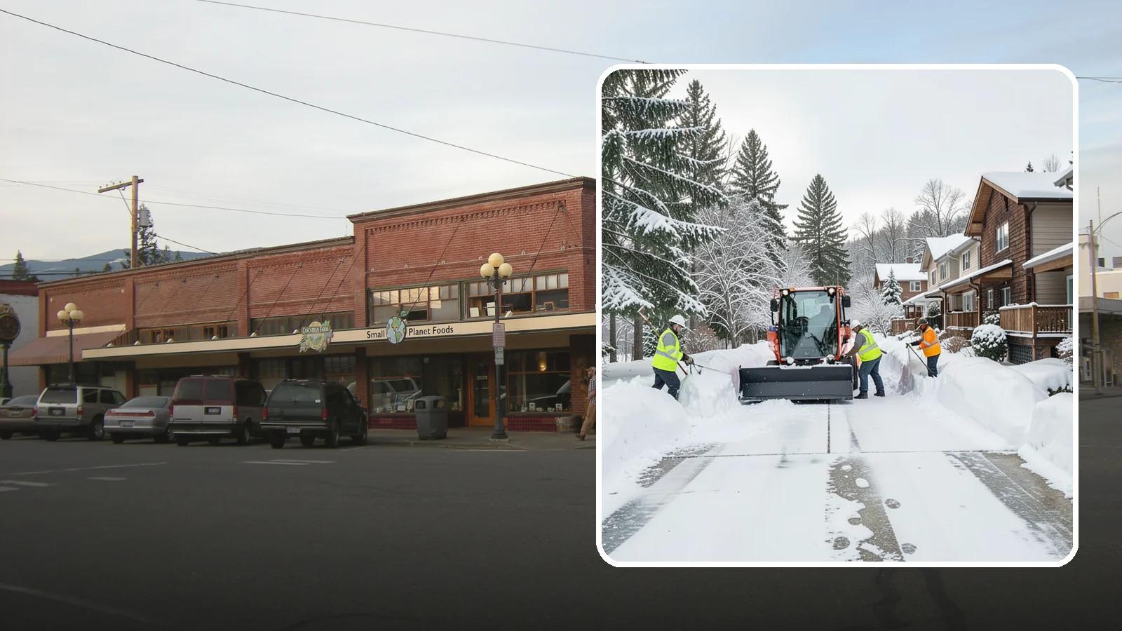 Duplex Snow Removal in Sedro-Woolley, Skagit County, WA - We clear both sides of duplex properties, keeping shared drives and separate entries safe for all occupants.