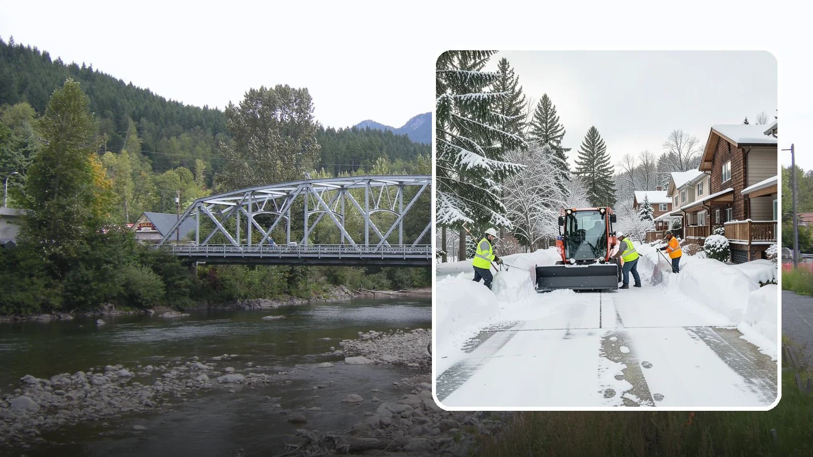 Duplex Snow Removal in Skykomish, King County, WA - We clear both sides of duplex properties, keeping shared drives and separate entries safe for all occupants.