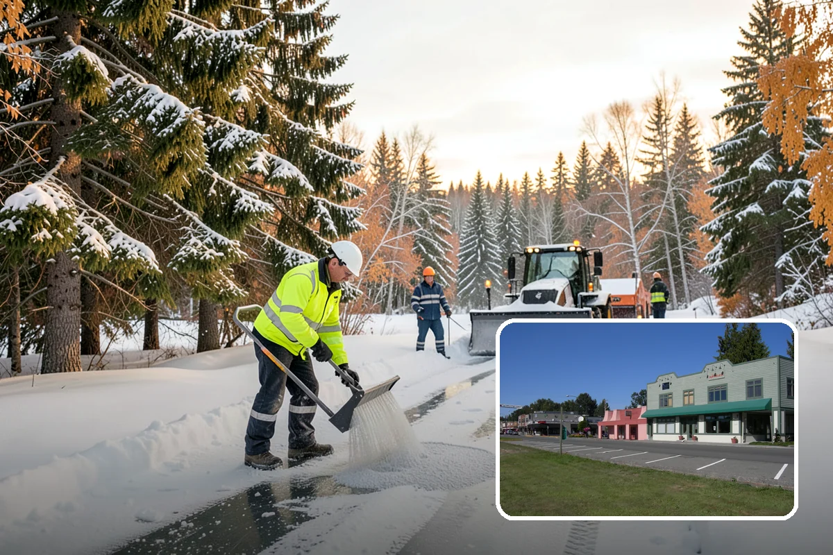 Duplex Snow Removal in Snoqualmie, King County, WA - Balanced clearing for both units