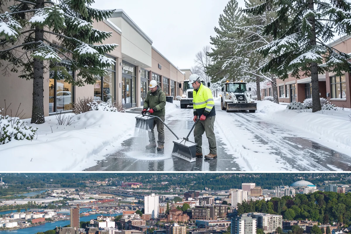 Duplex Snow Removal in Tacoma, Pierce County, WA - Duplex service follows the region's snow season, concentrated from December through February.