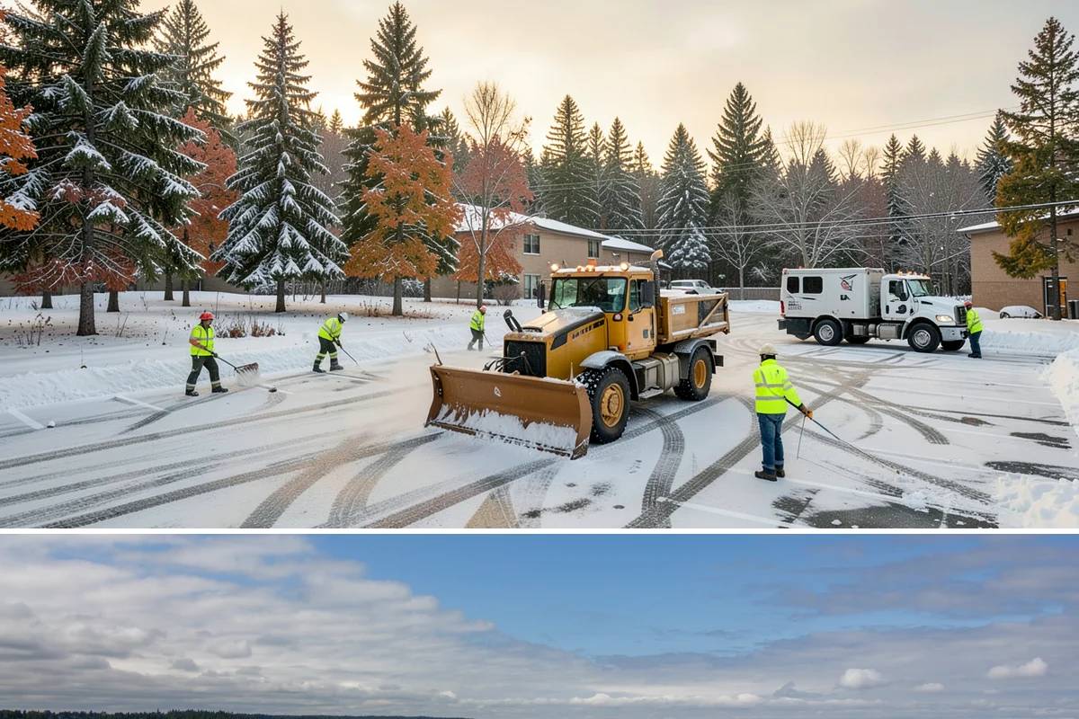 Duplex Snow Removal in University Place, Pierce County, WA - Duplex service follows the region's snow season, concentrated from December through February.