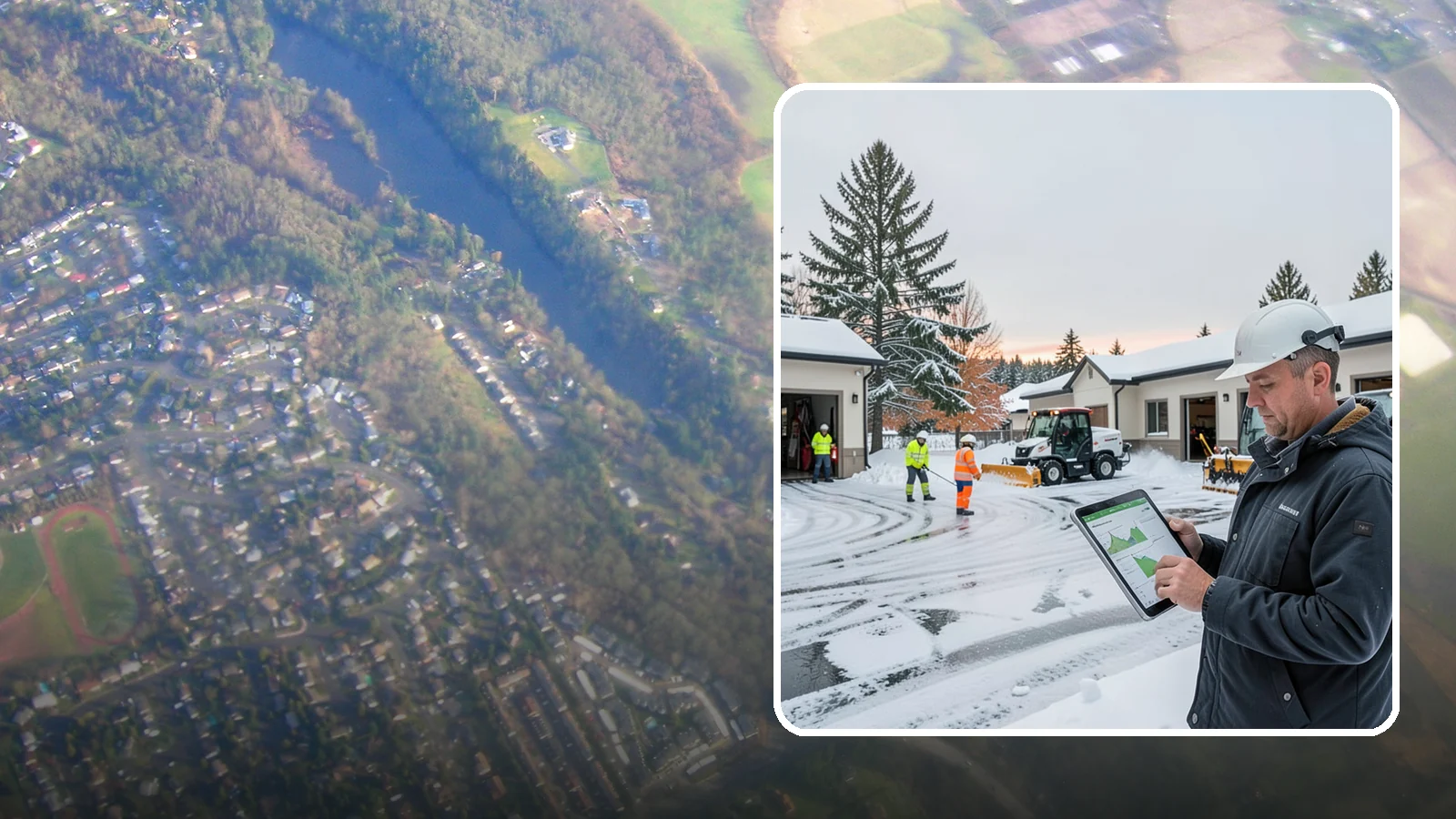 Early Morning Snow Removal in Algona, King County, WA - Pre-dawn service that clears overnight accumulation and refreeze just ahead of your opening rush.
