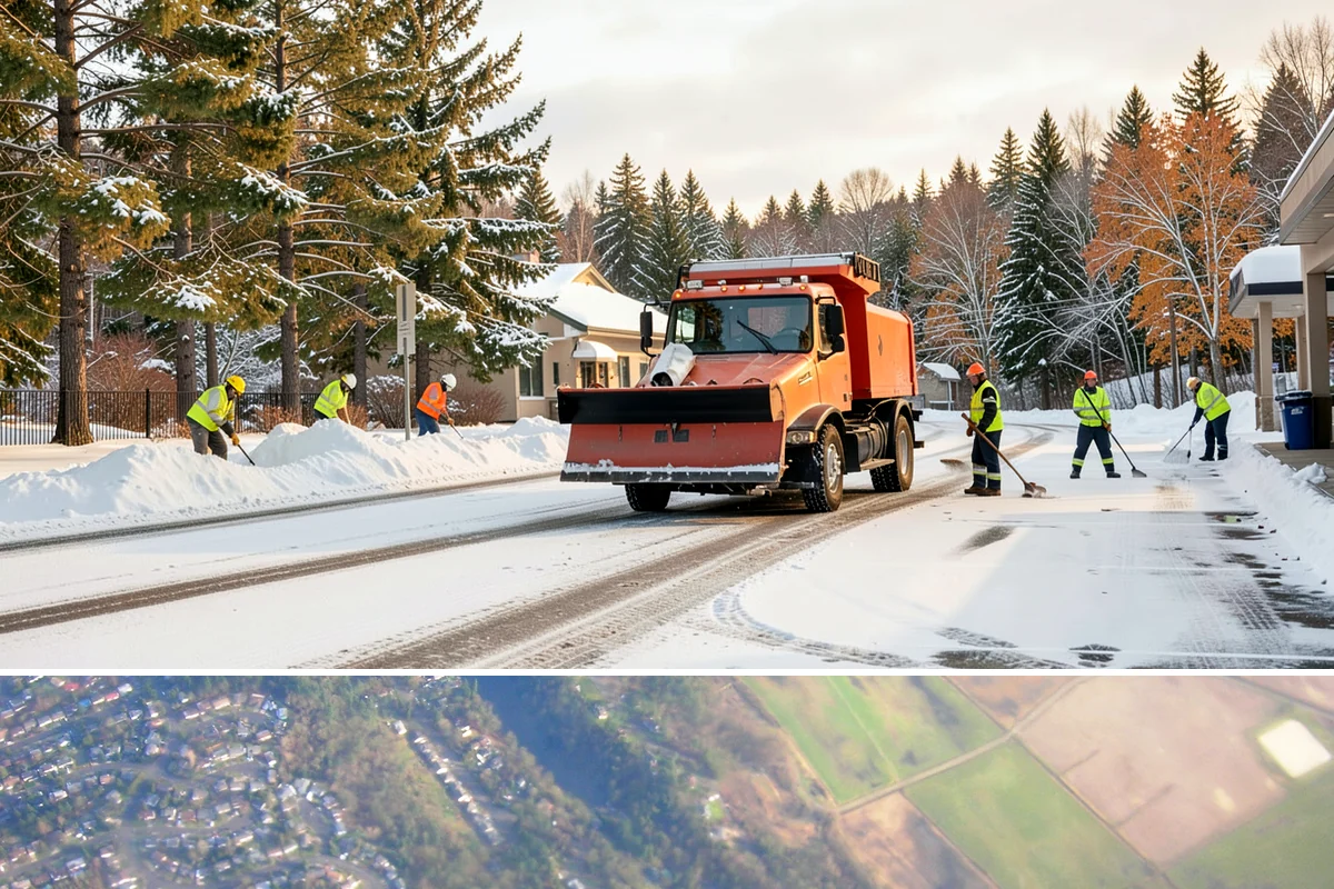 Early Morning Snow Removal in Algona, King County, WA - Early-morning clearing is most requested through the frost-prone stretch from late December into February.