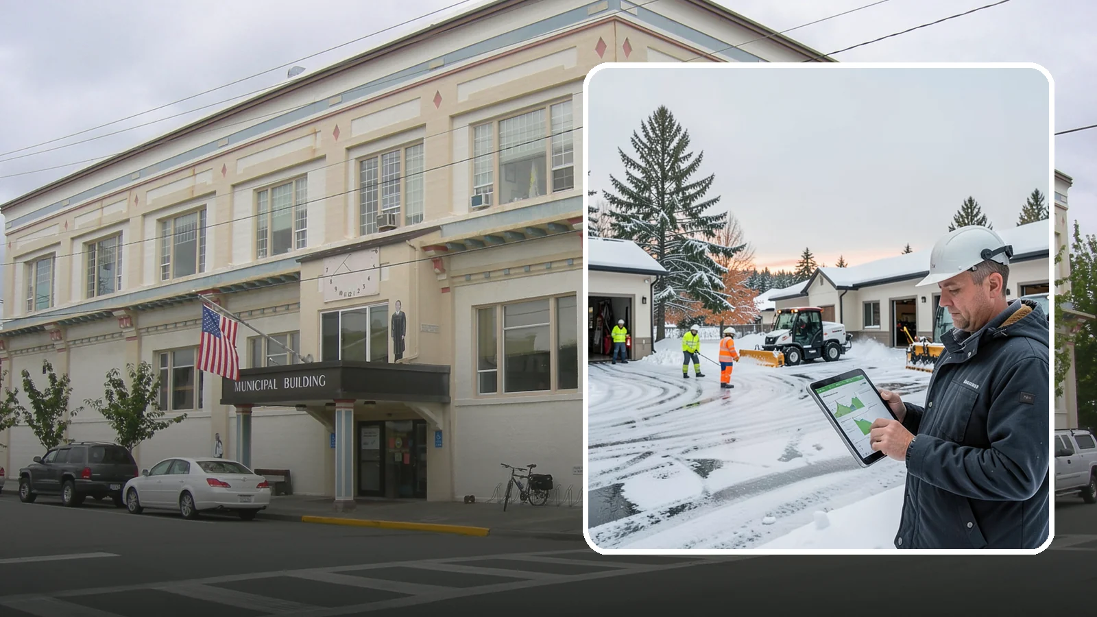 Early Morning Snow Removal in Anacortes, Skagit County, WA - Pre-dawn service that clears overnight accumulation and refreeze just ahead of your opening rush.