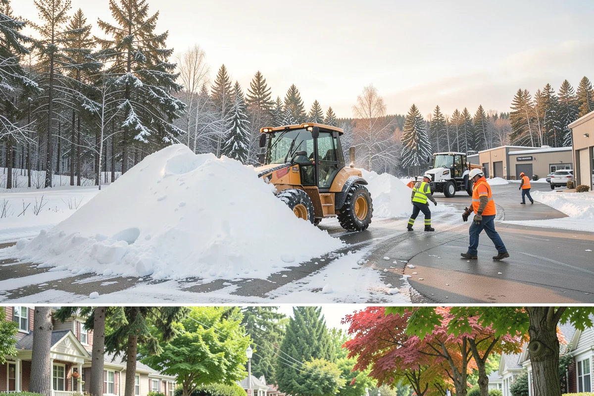 Early Morning Snow Removal in Beaux Arts Village, King County, WA - Early-morning clearing is most requested through the frost-prone stretch from late December into February.
