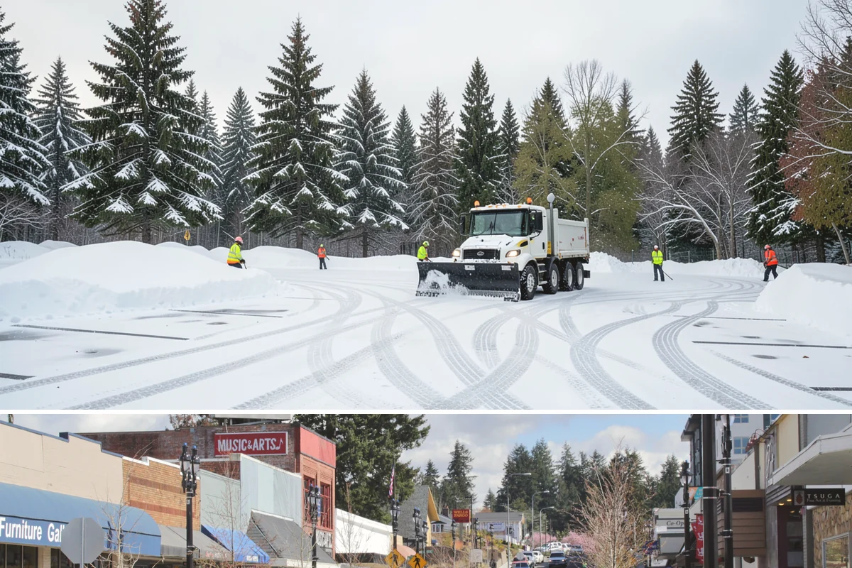 Early Morning Snow Removal in Bothell, King County, WA - Early-morning clearing is most requested through the frost-prone stretch from late December into February.