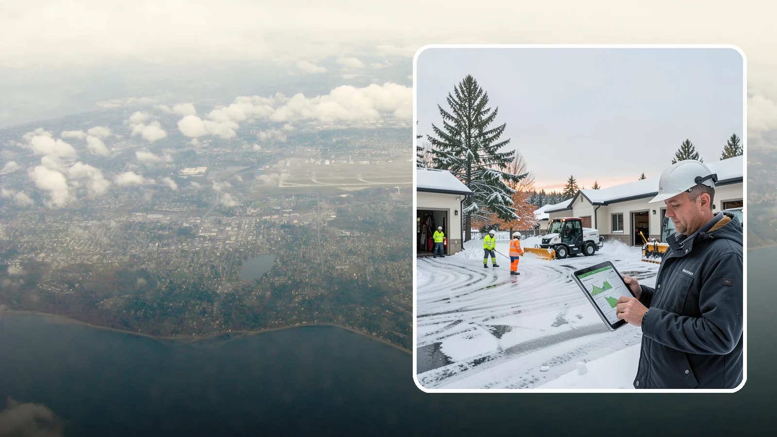 Early Morning Snow Removal in Burien, King County, WA - Pre-dawn service that clears overnight accumulation and refreeze just ahead of your opening rush.