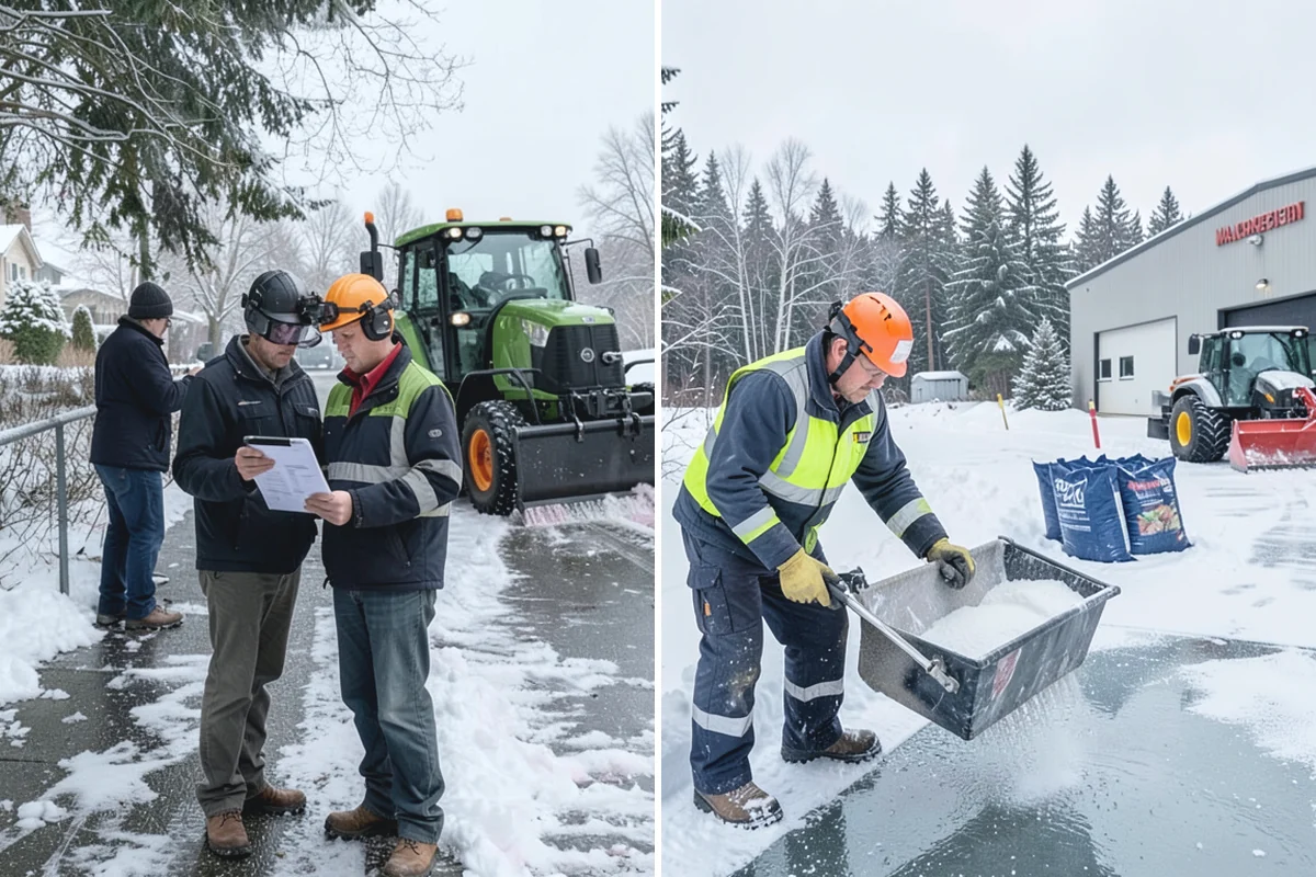 Early Morning Snow Removal in Darrington, Snohomish County, WA - We set a clearing target keyed to your opening hour