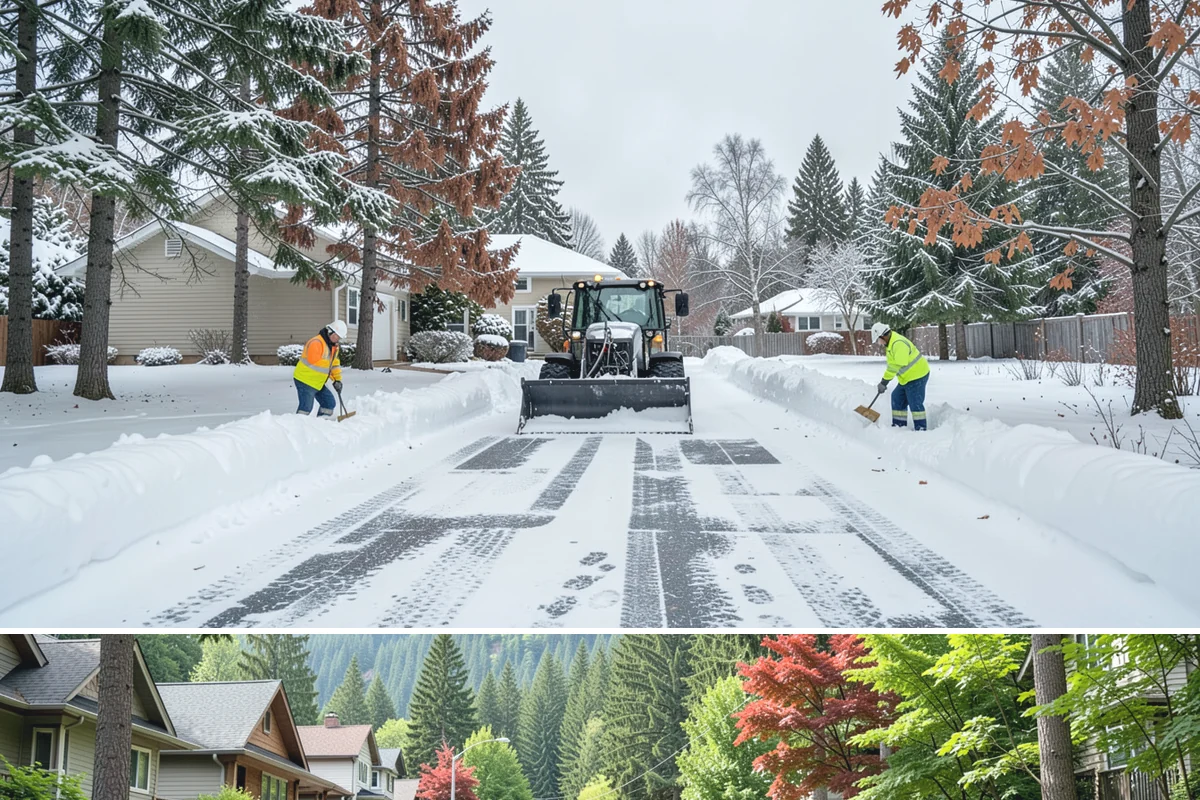 Early Morning Snow Removal in Darrington, Snohomish County, WA - Early-morning clearing is most requested through the frost-prone stretch from late December into February.