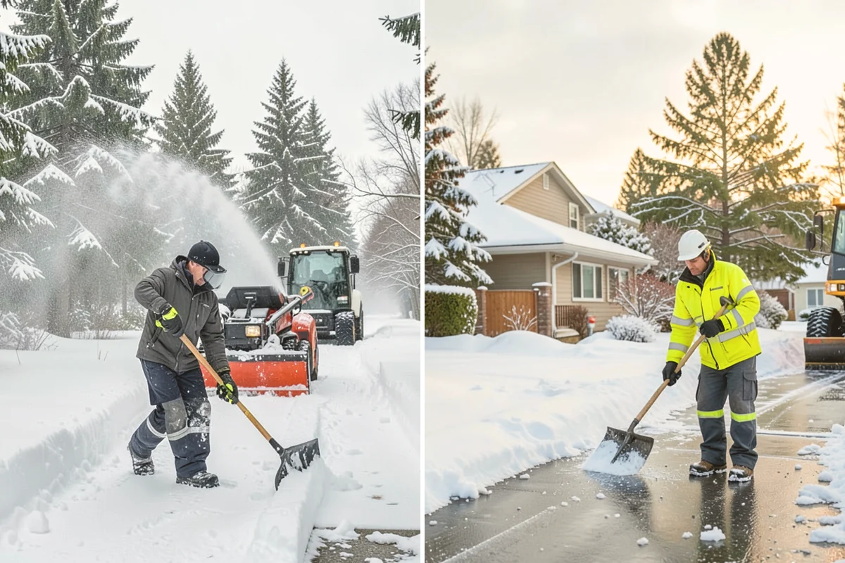 Early Morning Snow Removal in Eatonville, Pierce County, WA - We set a clearing target keyed to your opening hour