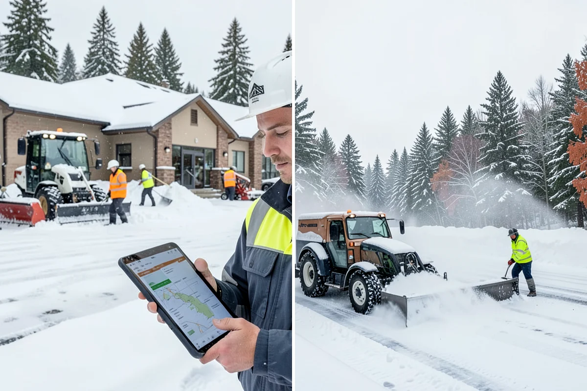 Early Morning Snow Removal in Federal Way, King County, WA - We set a clearing target keyed to your opening hour