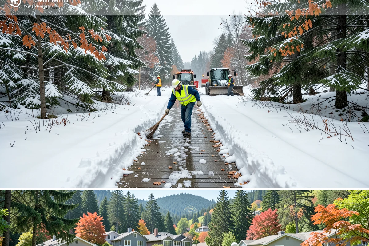 Early Morning Snow Removal in Fircrest, Pierce County, WA - Early-morning clearing is most requested through the frost-prone stretch from late December into February.