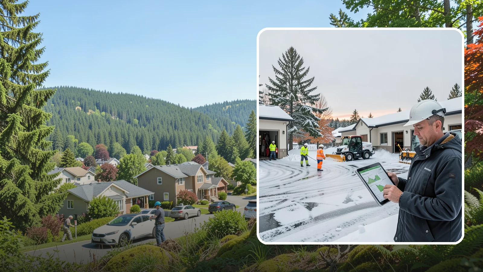 Early Morning Snow Removal in Index, Snohomish County, WA - Pre-dawn service that clears overnight accumulation and refreeze just ahead of your opening rush.