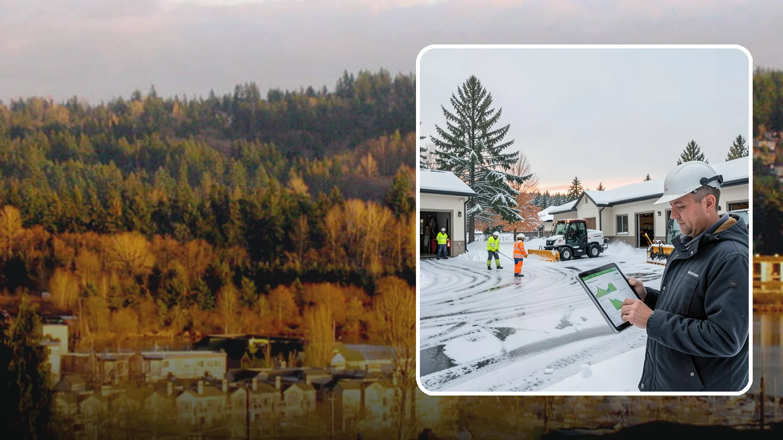 Early Morning Snow Removal in Kenmore, King County, WA - Pre-dawn service that clears overnight accumulation and refreeze just ahead of your opening rush.