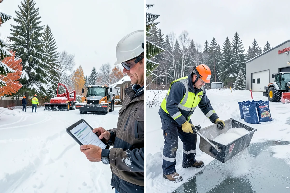 Early Morning Snow Removal in Lyman, Skagit County, WA - We set a clearing target keyed to your opening hour