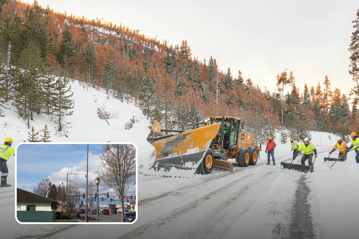 Early Morning Snow Removal in Marysville, Snohomish County, WA - Focused on the critical pre-opening window
