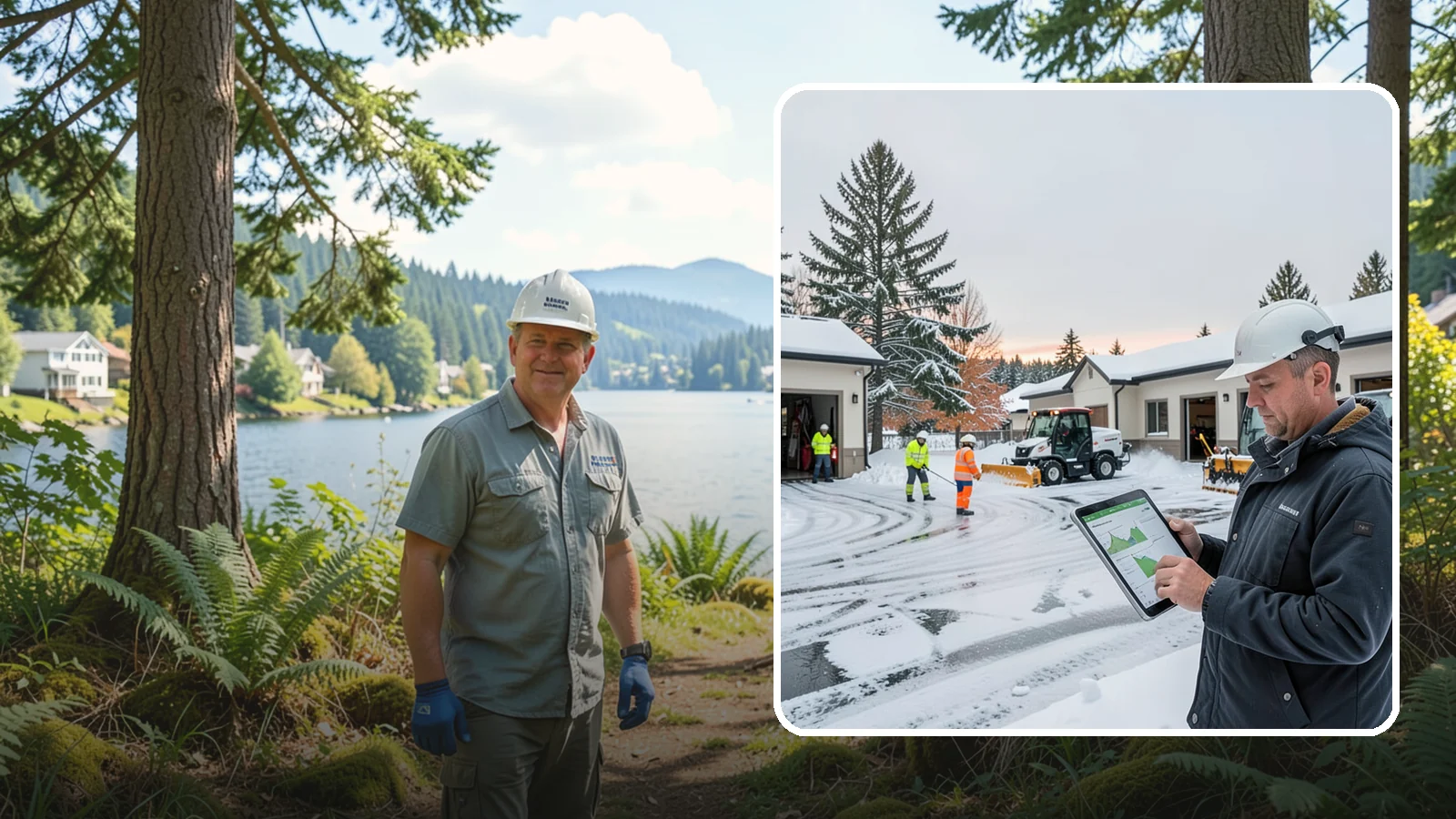 Early Morning Snow Removal in Milton, King County, WA - Pre-dawn service that clears overnight accumulation and refreeze just ahead of your opening rush.