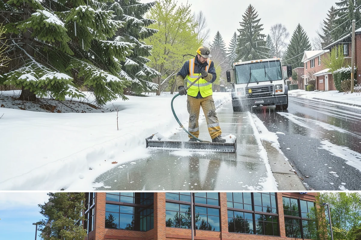 Early Morning Snow Removal in Mountlake Terrace, Snohomish County, WA - Early-morning clearing is most requested through the frost-prone stretch from late December into February.