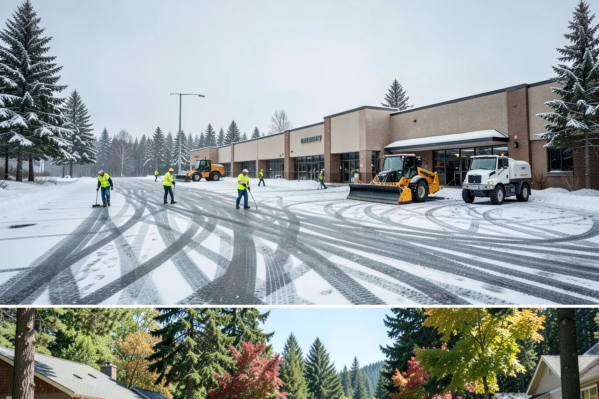 Early Morning Snow Removal in Orting, Pierce County, WA - Early-morning clearing is most requested through the frost-prone stretch from late December into February.