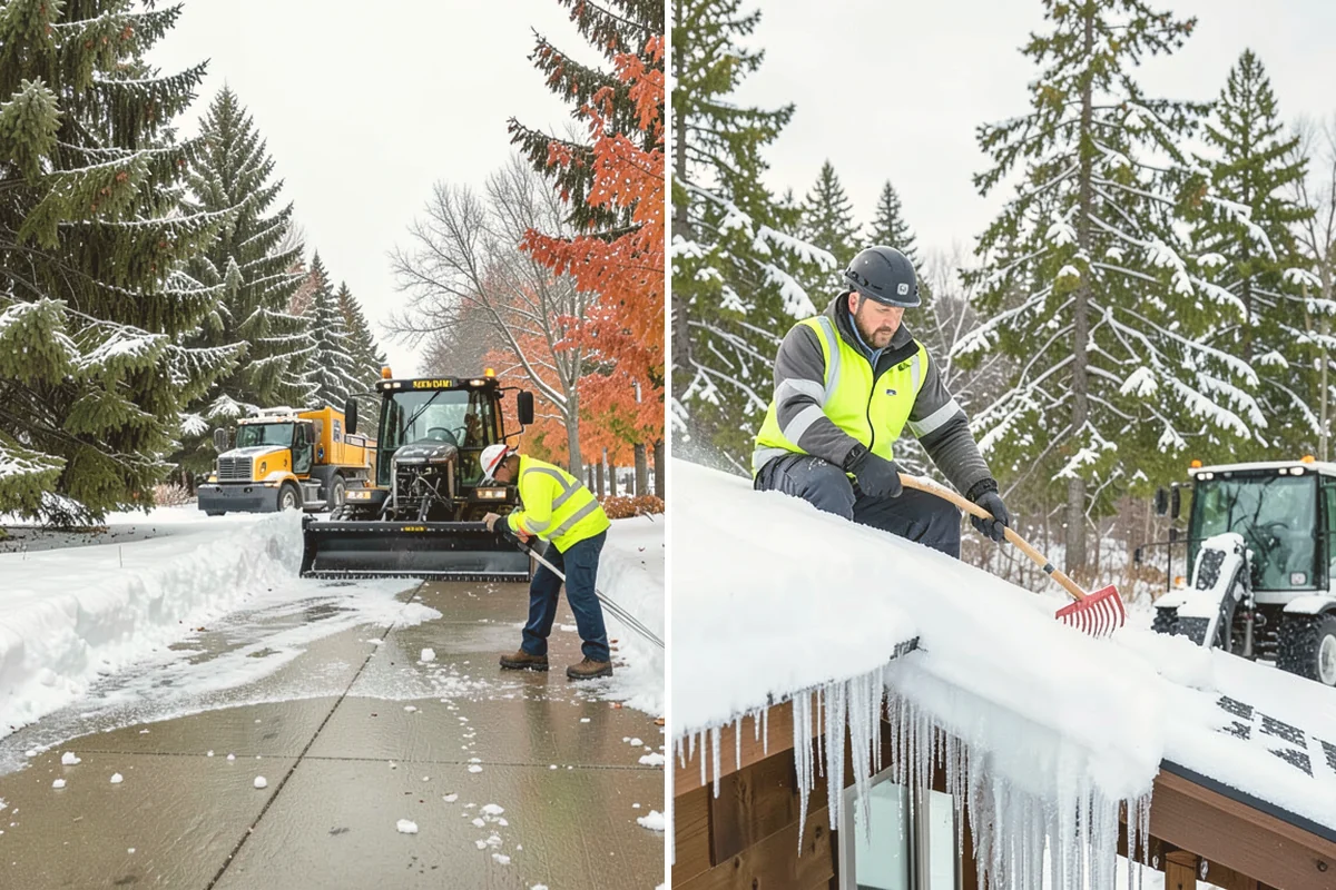 Early Morning Snow Removal in Sammamish, King County, WA - We set a clearing target keyed to your opening hour