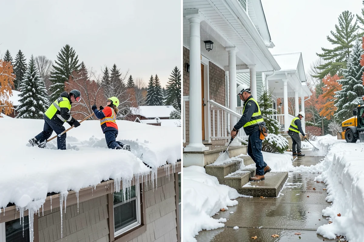 Early Morning Snow Removal in SeaTac, King County, WA - We set a clearing target keyed to your opening hour