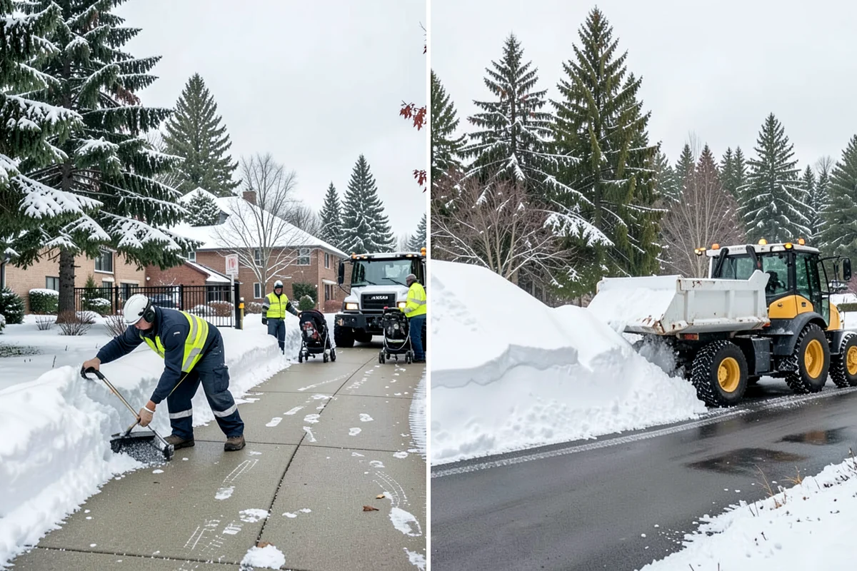 Early Morning Snow Removal in Seattle, King County, WA - We set a clearing target keyed to your opening hour