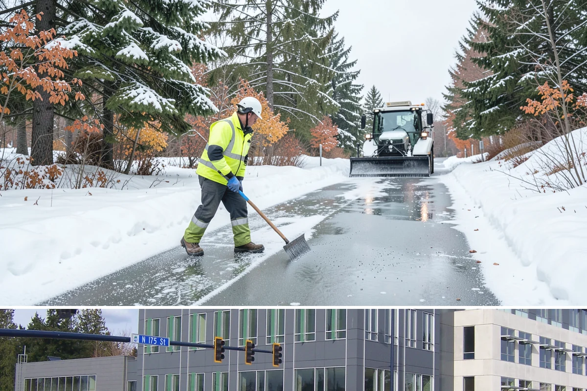 Early Morning Snow Removal in Shoreline, King County, WA - Early-morning clearing is most requested through the frost-prone stretch from late December into February.