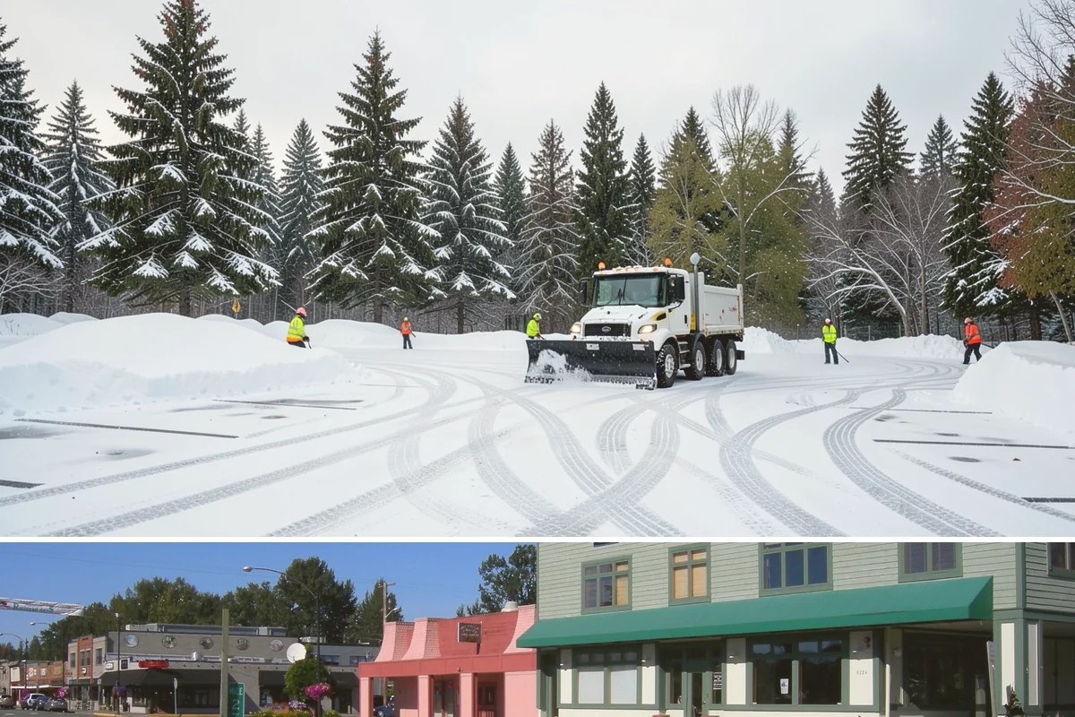 Early Morning Snow Removal in Snoqualmie, King County, WA - Early-morning clearing is most requested through the frost-prone stretch from late December into February.