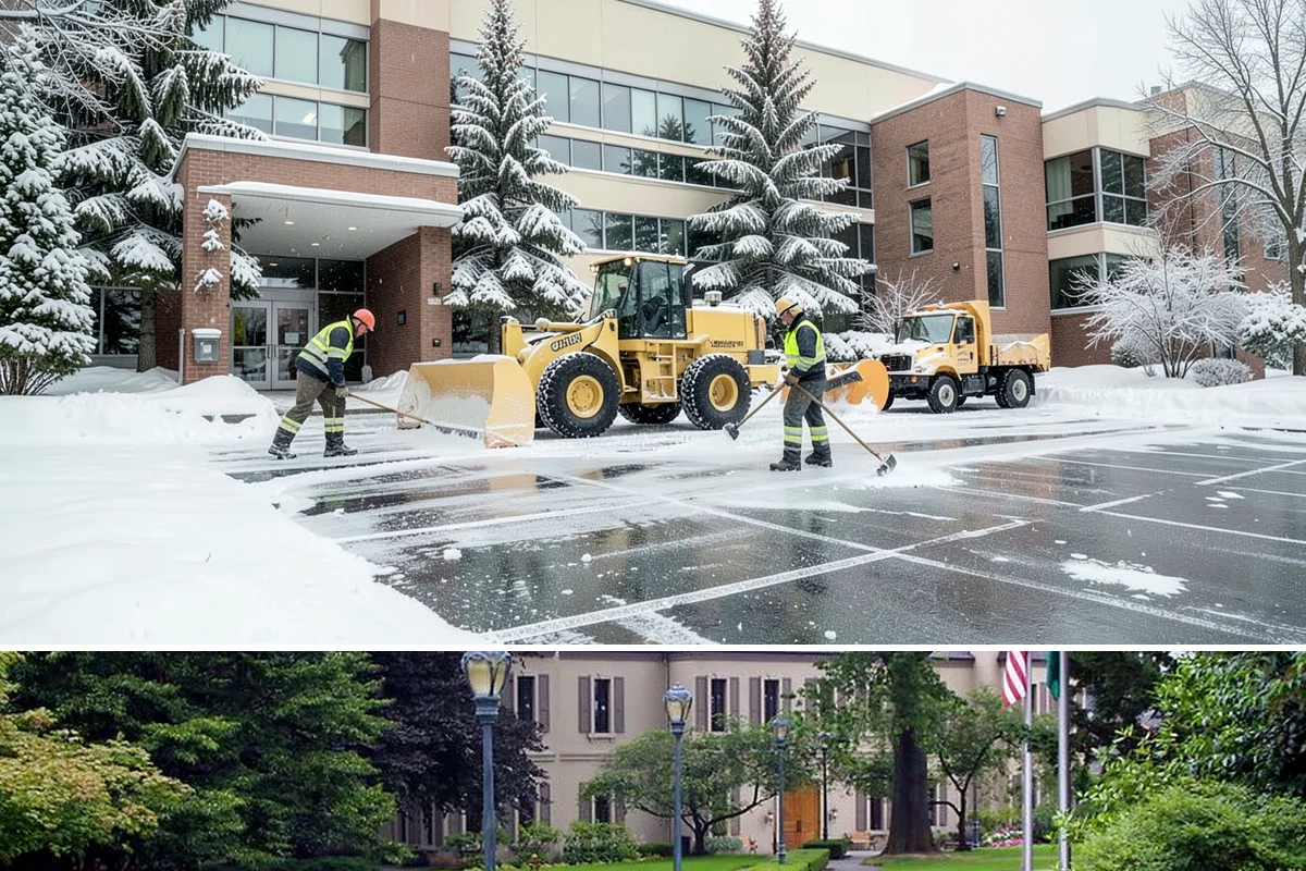 Early Morning Snow Removal in Woodinville, King County, WA - Early-morning clearing is most requested through the frost-prone stretch from late December into February.