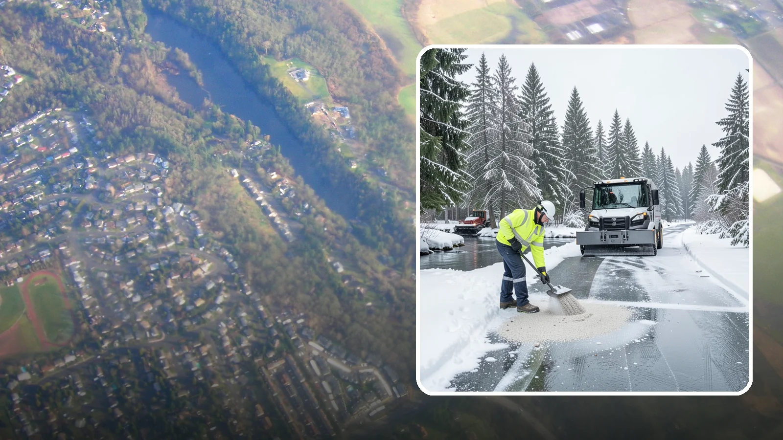 Eco-Friendly Deicing in Algona, King County, WA - Eco-friendly deicing clears ice while minimizing runoff into the streams, wetlands, and Puget Sound waters that define our region.