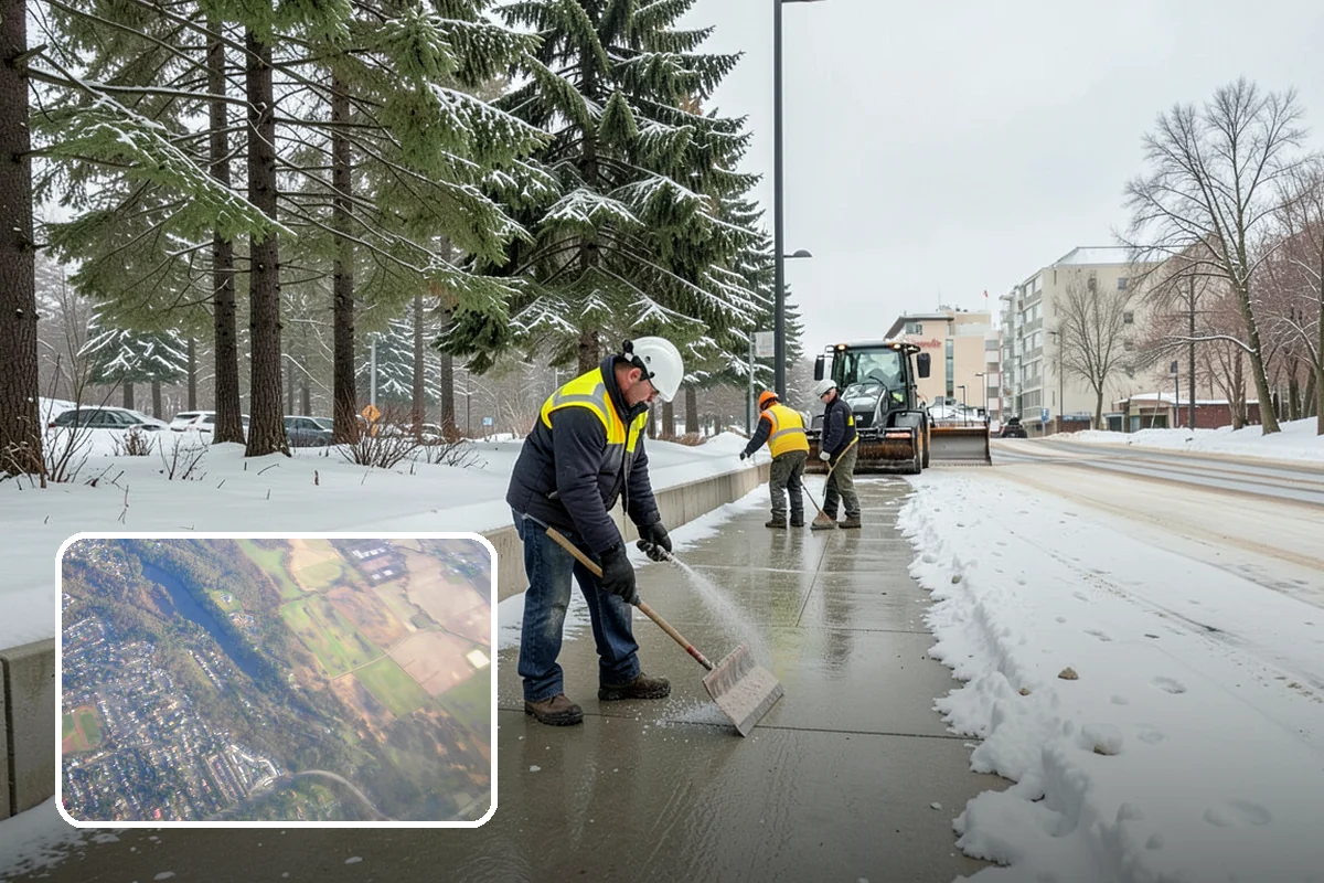 Eco-Friendly Deicing in Algona, King County, WA - Reduces chloride runoff to creeks and the Sound