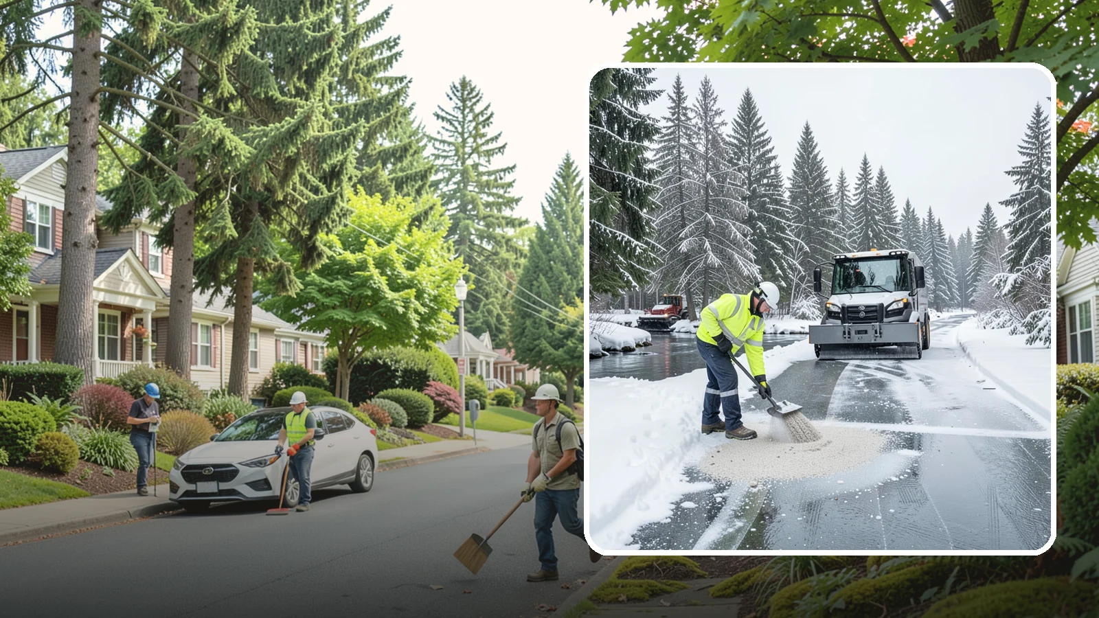 Eco-Friendly Deicing in Beaux Arts Village, King County, WA - Eco-friendly deicing clears ice while minimizing runoff into the streams, wetlands, and Puget Sound waters that define our region.