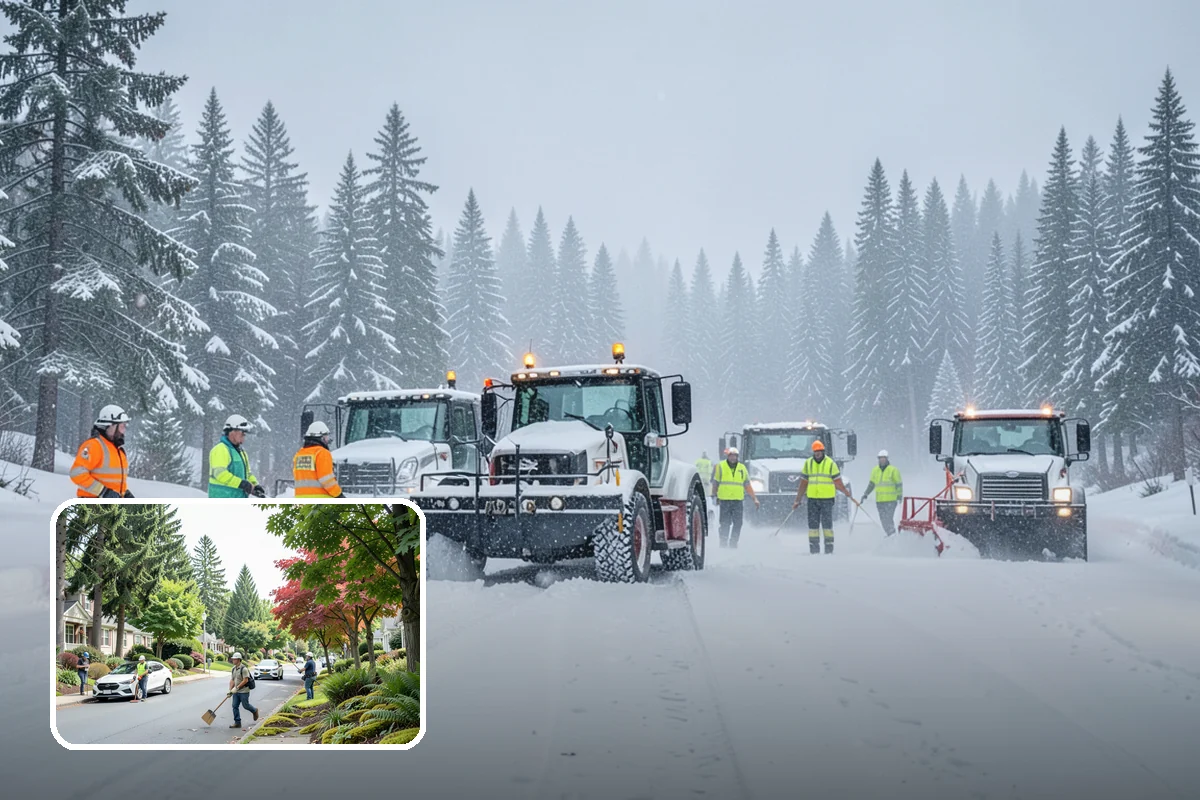 Eco-Friendly Deicing in Beaux Arts Village, King County, WA - Reduces chloride runoff to creeks and the Sound