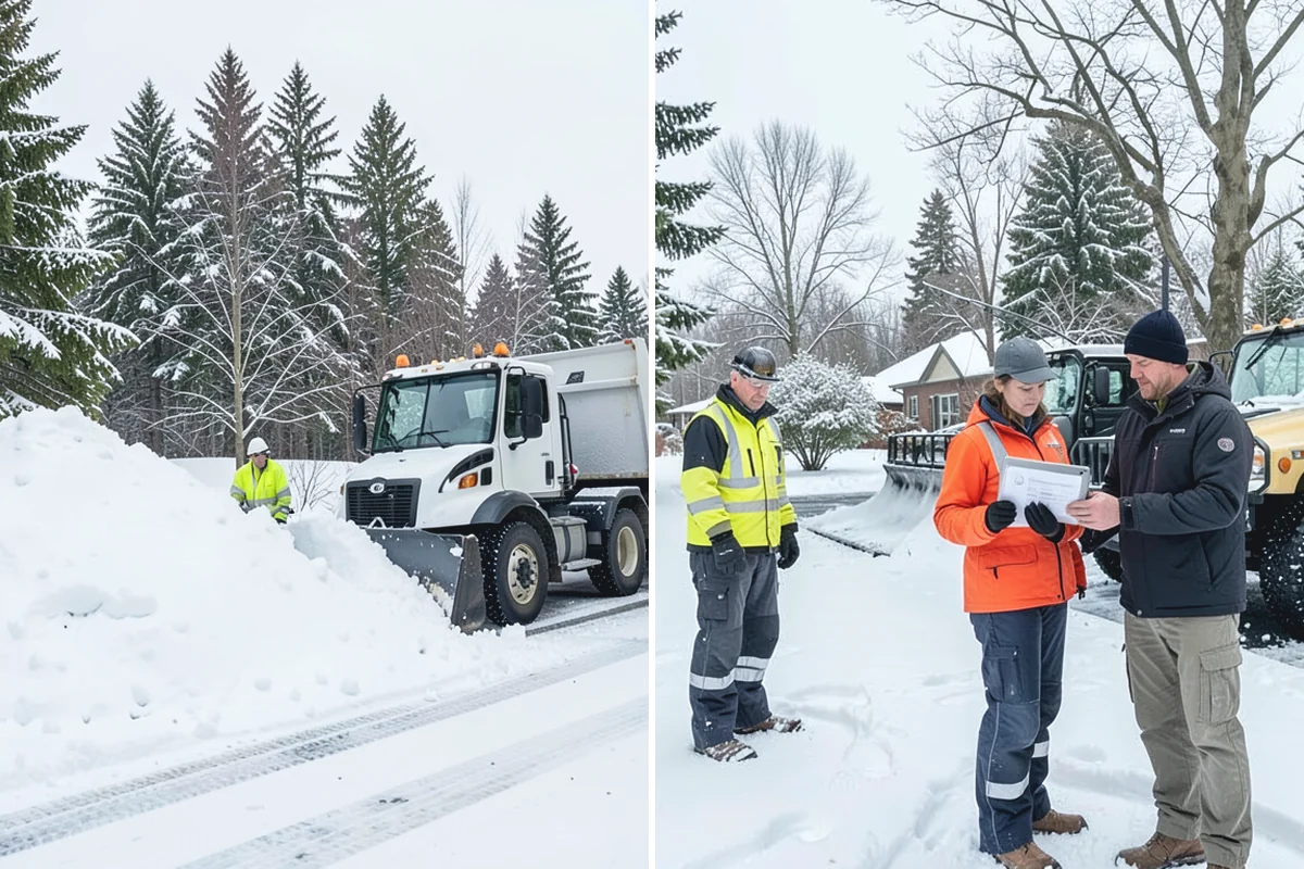Eco-Friendly Deicing in Beaux Arts Village, King County, WA - Pretreat surfaces with brine to reduce total material