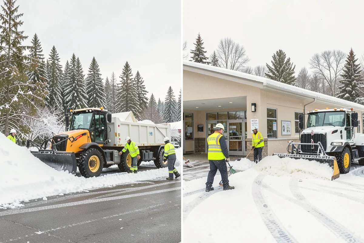 Eco-Friendly Deicing in Bellevue, King County, WA - Pretreat surfaces with brine to reduce total material