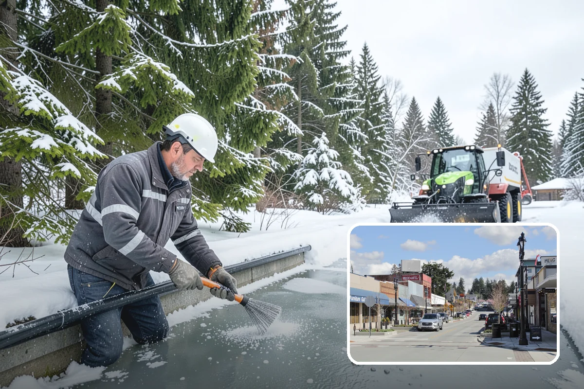 Eco-Friendly Deicing in Bothell, King County, WA - Reduces chloride runoff to creeks and the Sound