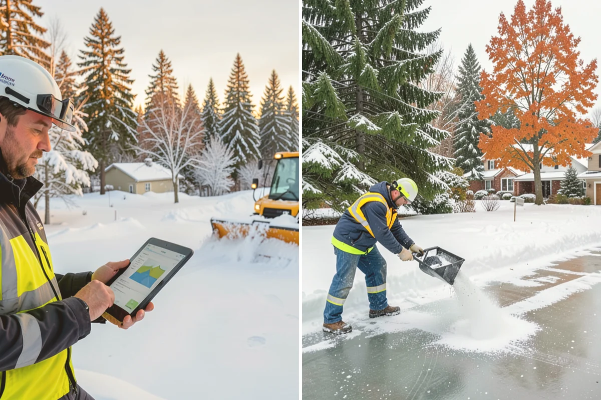 Eco-Friendly Deicing in Brier, Snohomish County, WA - Pretreat surfaces with brine to reduce total material
