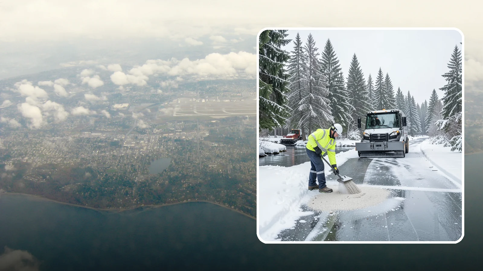 Eco-Friendly Deicing in Burien, King County, WA - Eco-friendly deicing clears ice while minimizing runoff into the streams, wetlands, and Puget Sound waters that define our region.
