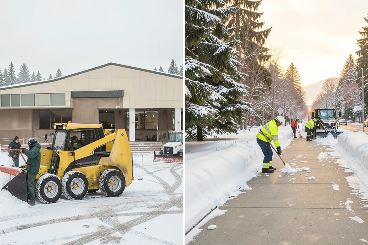Eco-Friendly Deicing in Burien, King County, WA - Pretreat surfaces with brine to reduce total material